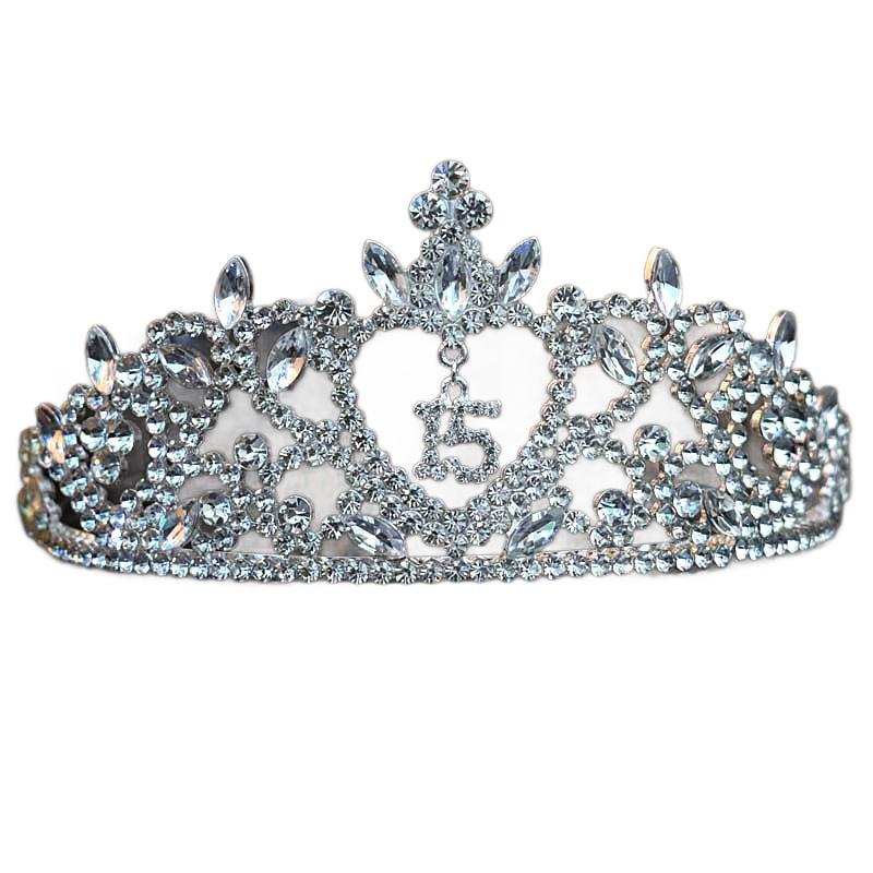 European and American Fashion Headbands  Rhinestone Crowns Princess Birthday Crowns  Coming of Age Party Headwear  High Appearance Level