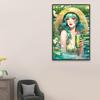 #L 5D DIY Full Square Drill Diamond Painting Girl Kit Home Decor Art 45x65cm