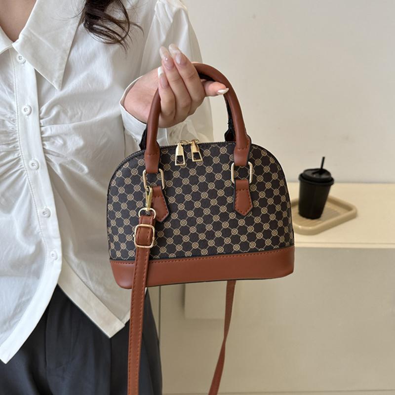Yogodlns Mode Muschel Tasche Damen Klein Muster Design Geldbörse und Handtasche Einzelne Schulter Umhängetasche Für Frauen Täglicher Gebrauch