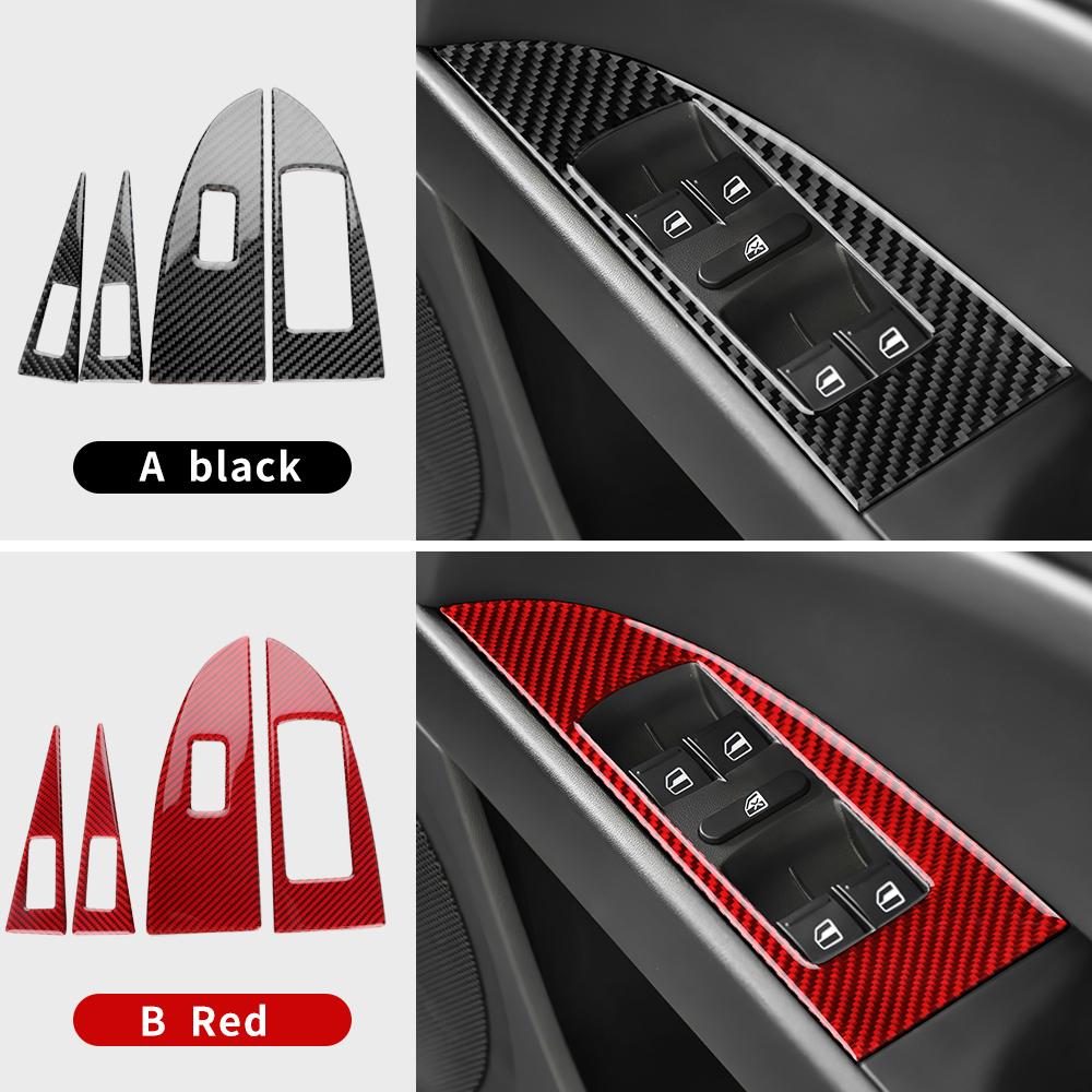 Real Soft Carbon Fiber Sticker For Seat Leon 2005 2006 2007 2008 2009 2010 2011 2012 Car Dashboard Speedometer Panel Accessories