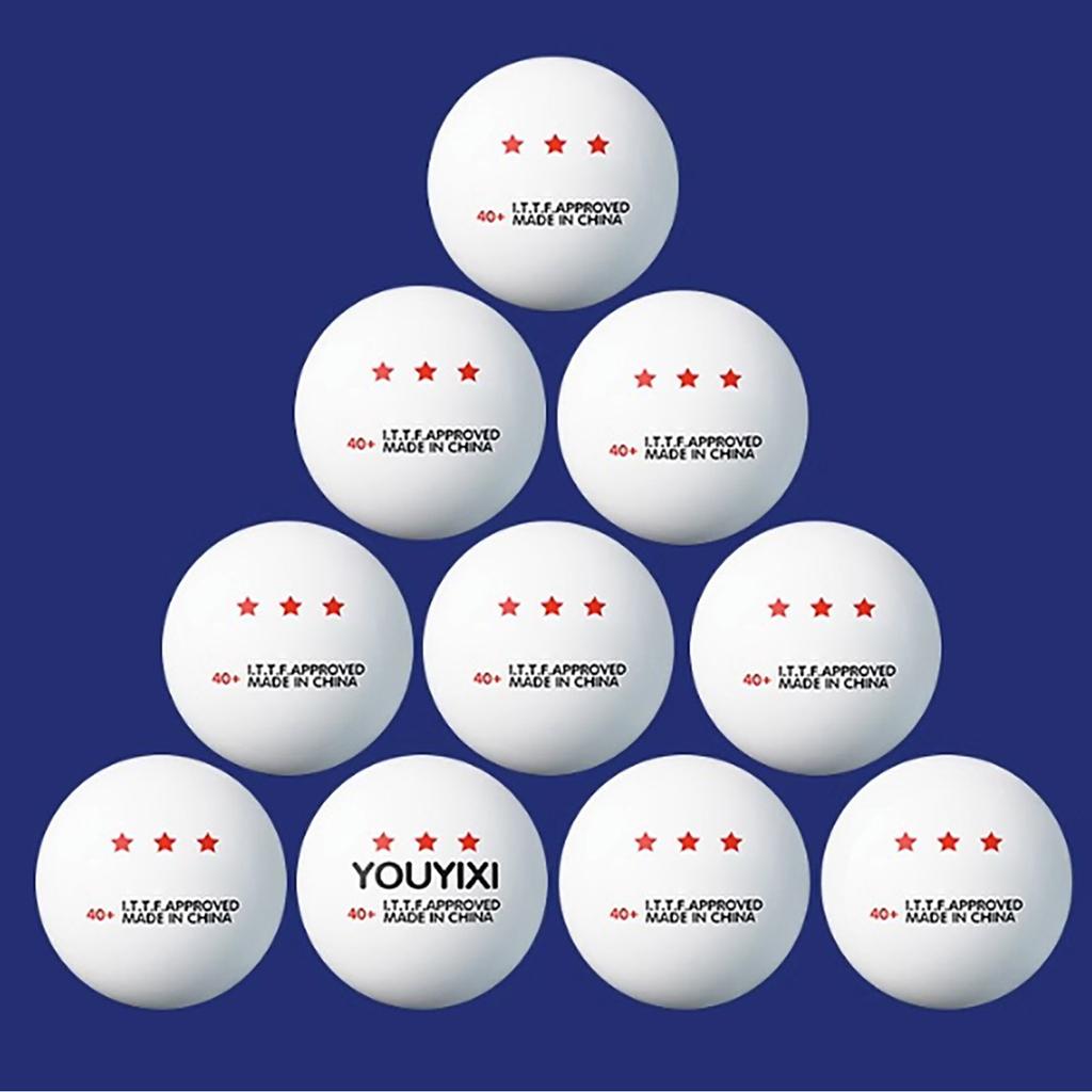 10 ks Profesionální pingpongové míčky 3hvězdičkové Míčky na stolní tenis Lehké Standardní Míčky na stolní tenis pro trénink