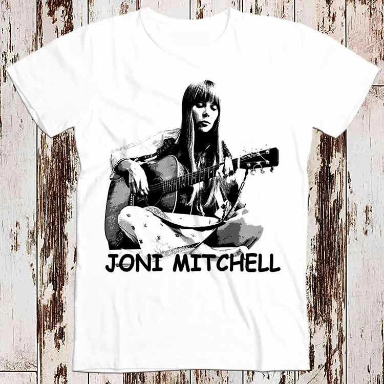 Joni Mitchell Rock T Shirt 8349 S