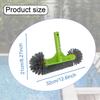 13" Pool Brush Head, Heavy Duty, Strong Bristle Nylon Bristles Effortless with Round Ends Scrub