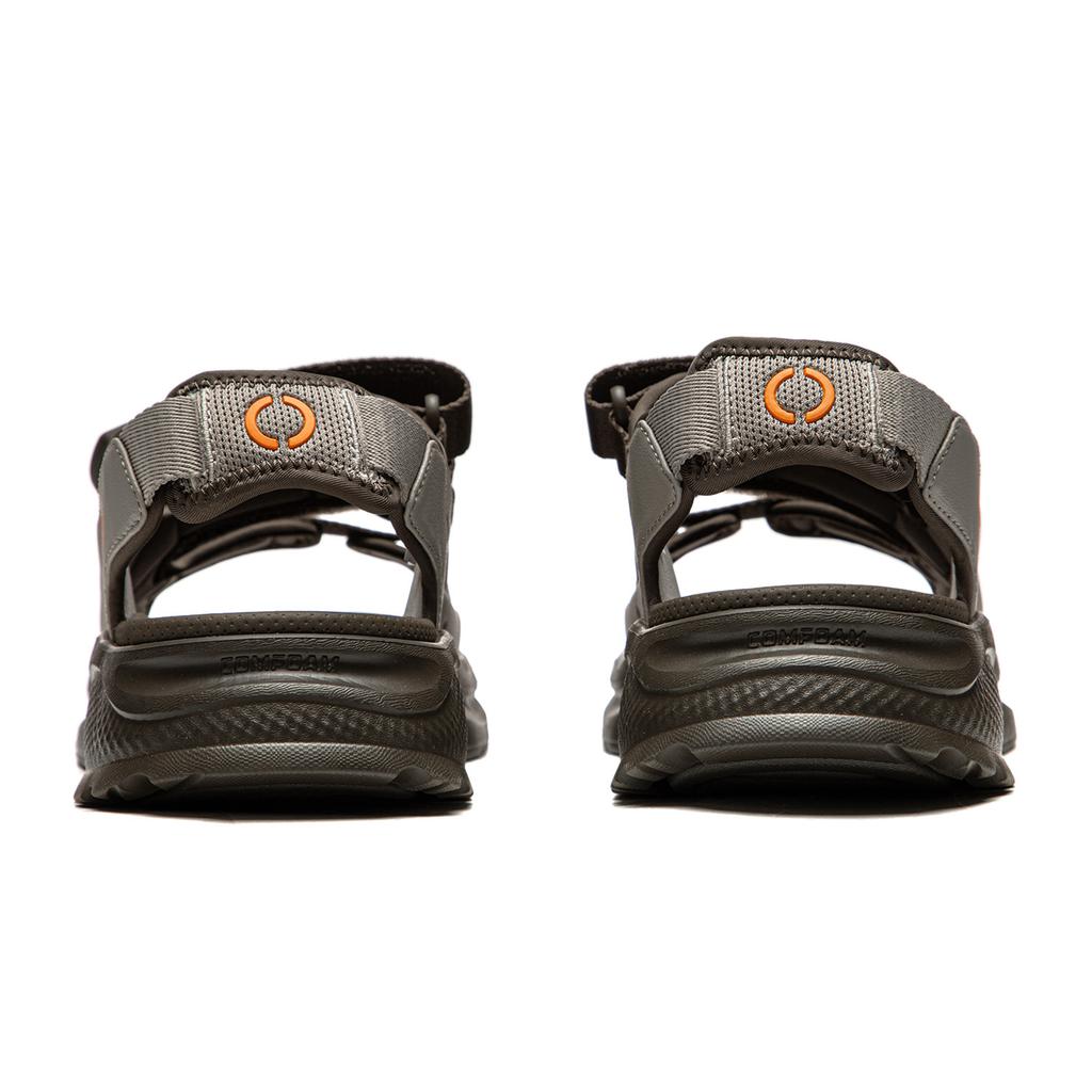 Li-Ning Měkké Coca Ležérní Všestranné Měkké Pohodlné Módní Trendy Sandály Unisex Sandály Hnědá Šedá AGUW009-4