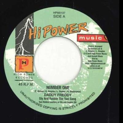 7inch Record DADDY FREDDY - Number One / Varsion HPM0137 Hi Power UK 2023 UK Reggae, Ska & Dub