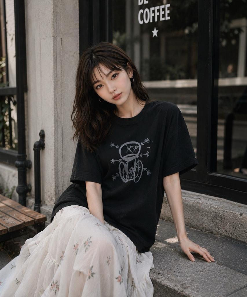 Suateu Stereotype Mono T-Shirt Black