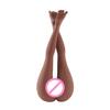 EU Warehouse Fast Delivery Tan Skin Half Body Sex Doll TPE Dual Channel Vagina Anal Male Masturbator Adult Sex Toy for Men