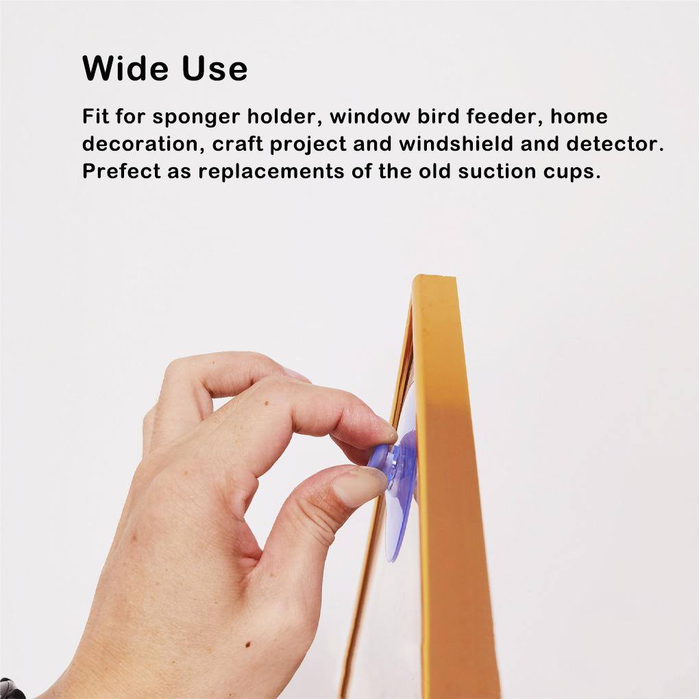 20 Pieces Mushroom Sucker 3cm PVC Suction Cups Without Hooks Window Storage Keys Disc Bathroom Refrigerator Decor