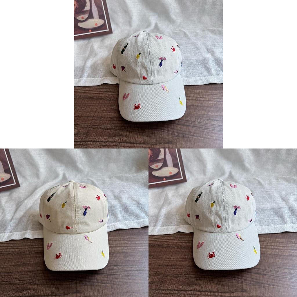 Street Dance Cap With Embroidery And Sunshade For Men Women Summer Fashion