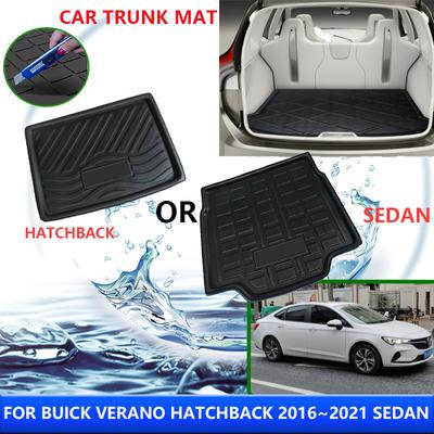 For Buick Verano 2016~2024 Hatchback 2017 2018 Sedan Car Rear Trunk Protector Pads Auto Waterproof Anti-Fouling Mat Accessories