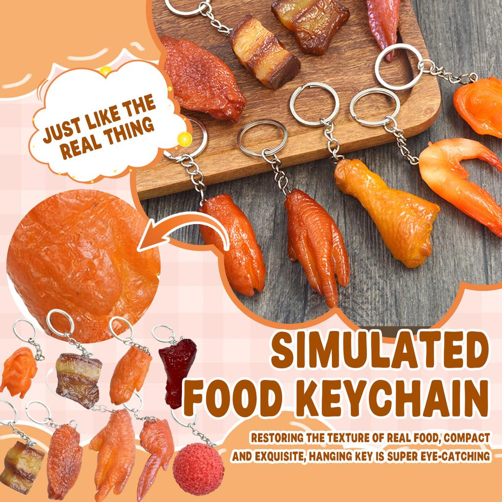 Fun And Creative Realistic Food Keychains