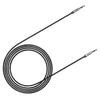 Kabel Audio Mini-Klinke 3,5 mm Aux Baseus Yiven 1 m (Schwarz-Silber)