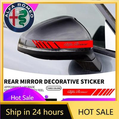 Car Stickers For 2x Car Rearview Mirror Side Decal Stripe Sticker Vehicle Body Accessories for Alfa Romeo 4C 159 Spid