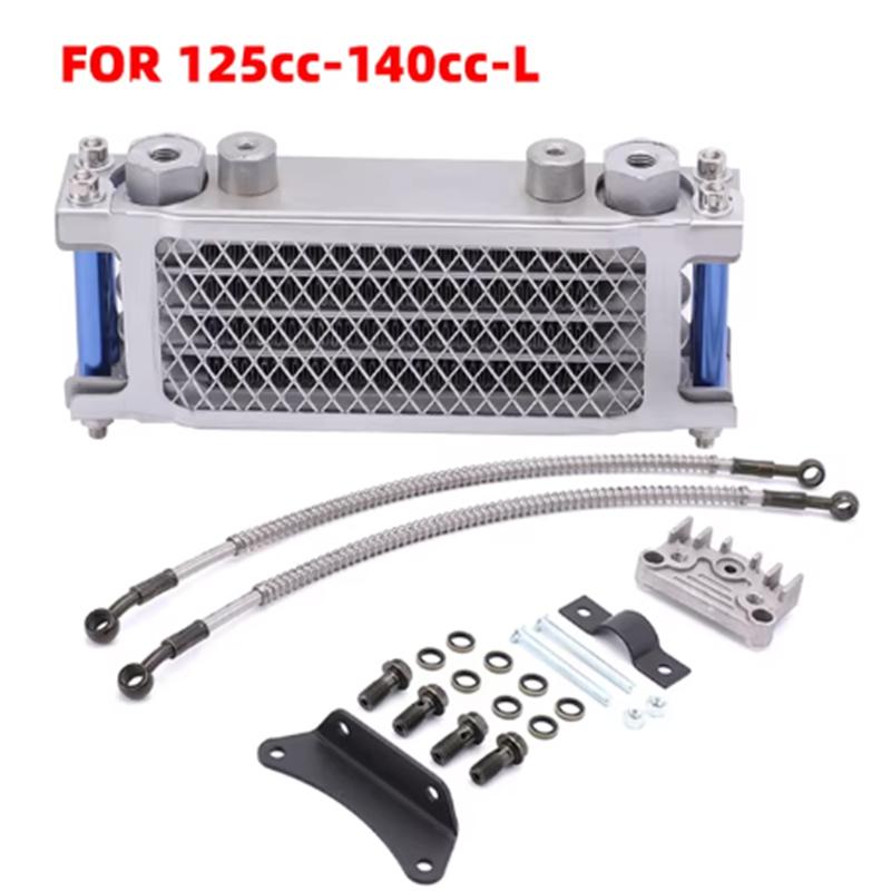 Oil Cooling Cooler Radiator Oil Cooler Set Motorcycle For 50 70 90 110 125 140cc Dirt Bike Monkey Bike DAX Pocket Bike ATV Moto