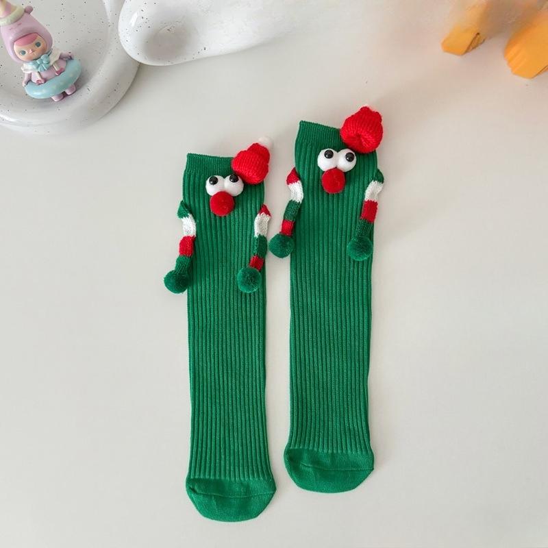

Non-Toxic Funny Kid S Christmas Socks Cute Middle Tube Socks Baby Cartoon Fashion Autumn/Winter Leg Warmers Xmas New Year Baby Clothing