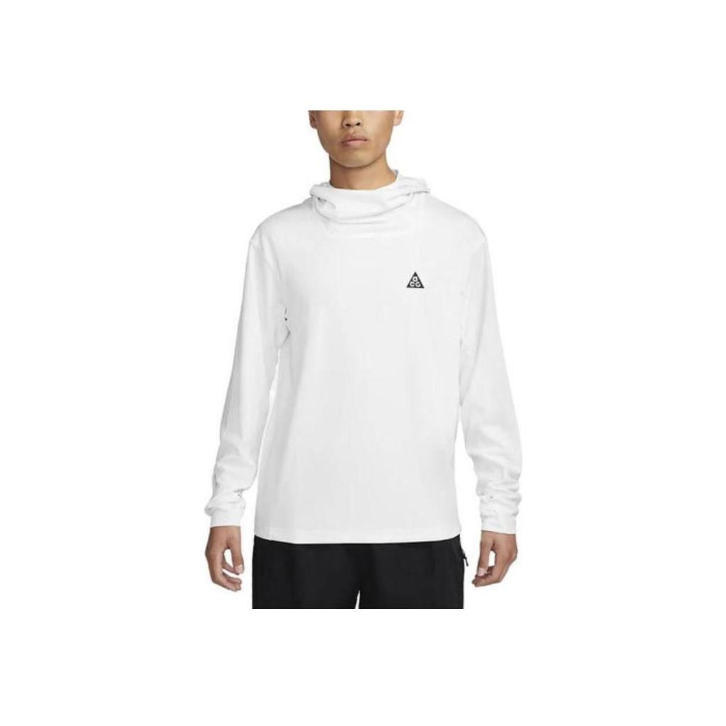 Nike ACG Dri-Fit ADV Lava Tree Bestickter Hoodie Mit Lockerer Langarm Herren Oberteile Weiß DX6968-121