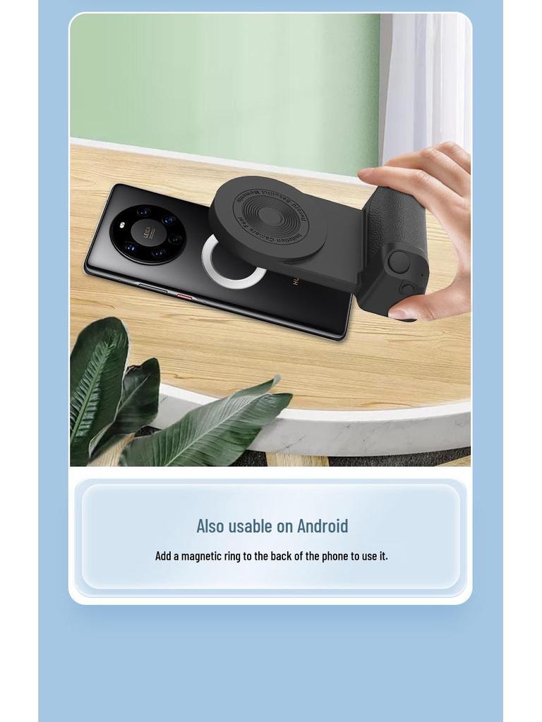 MagSafe Wireless Charger & Bluetooth Camera Handle Stabilizer