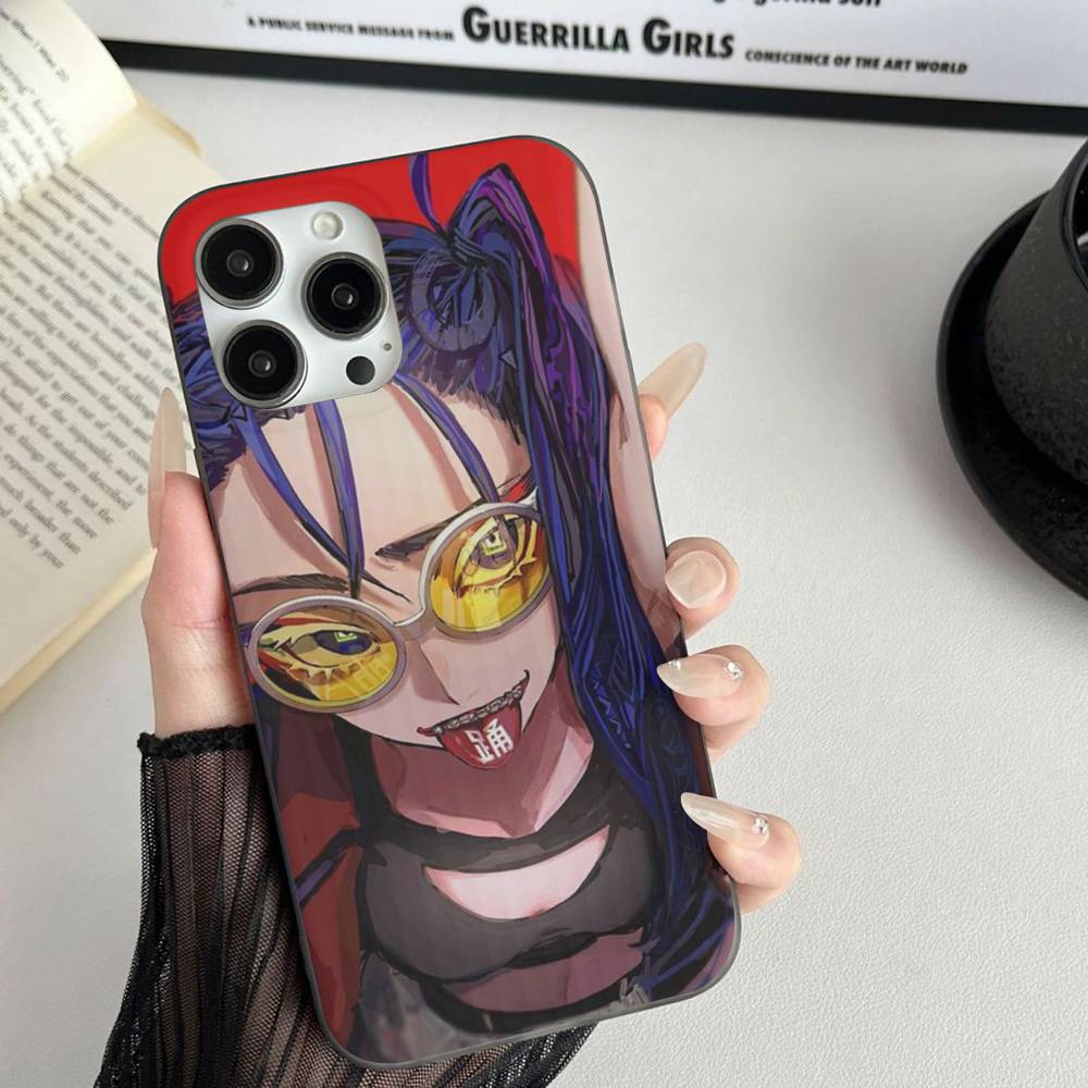 Virtual Singer Ado For Phone 17 16 15 14 13 12 11 Pro Max Plus Pro Air Phone Case Corrugated Stripe Back Cover