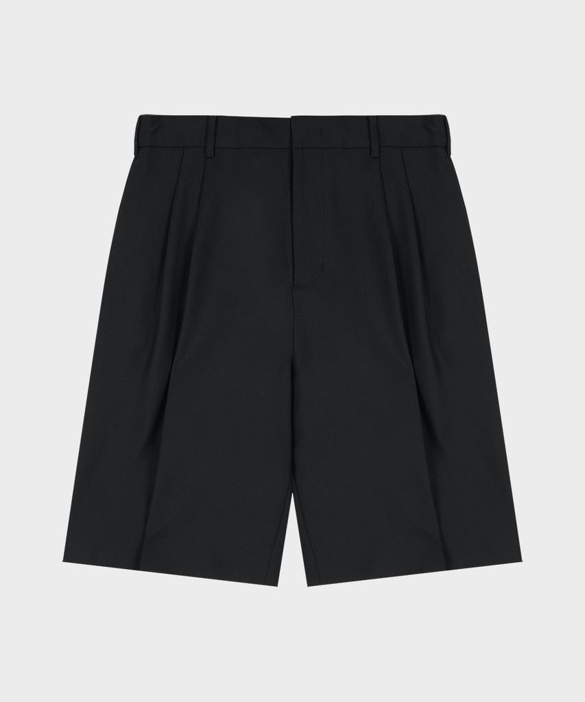 Teildeon Wool Bermuda Shorts Black