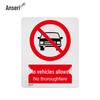 Ansai Rui PP No Entry Vehicle Safety Sign