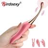 Beginner G-Spot Vibrator for Women 10 Seconds To Orgasm Finger Shaped Vibes Nipple Clitoris Stimulator Sex Toys for Adult Female