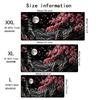 Red Moon Scenery Mouse Pad Large AntiSlip Rubber Gaming Mousepad Durable Thick Seam Edge Suitable For Office Gaming Desk Mats