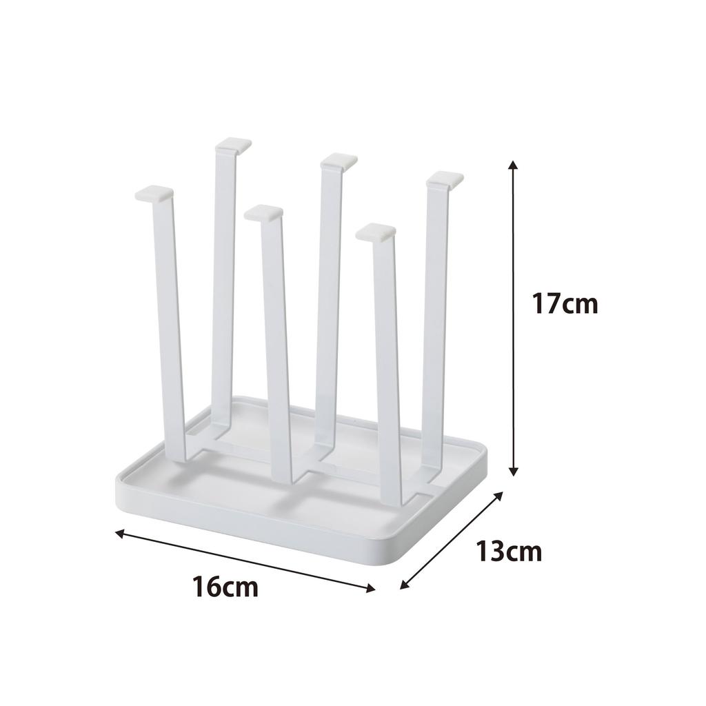 Yamazaki Glass Tower 2847 Stand, Slim, White,