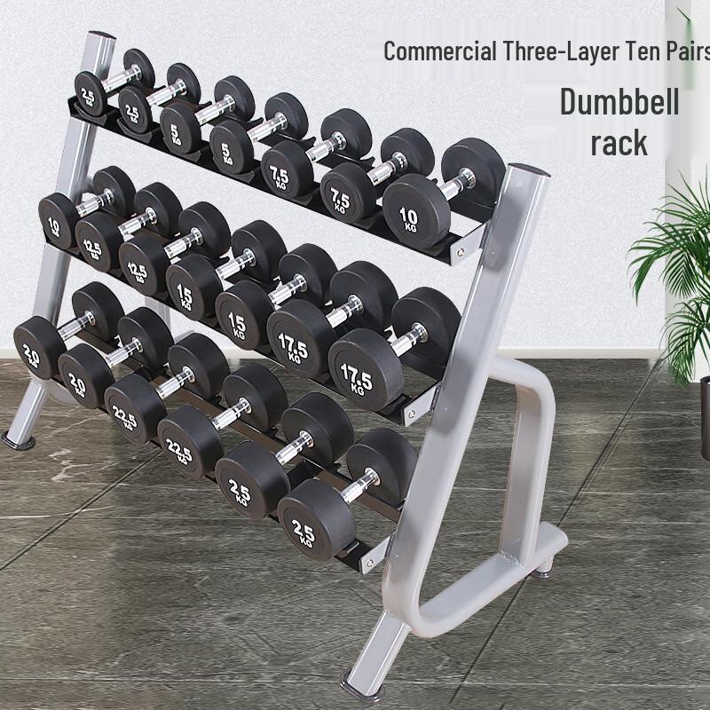 Tiemucheng Commercial Double-Layer Dumbbell Storage Rack