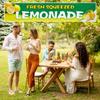 2 X 10 Ft Lemonade Sign Vinyl Banner Fresh Squeezed Lemonade Stand Supplies Lemon Flag for Indoor Outdoor Business Restaurant Advertising Banner