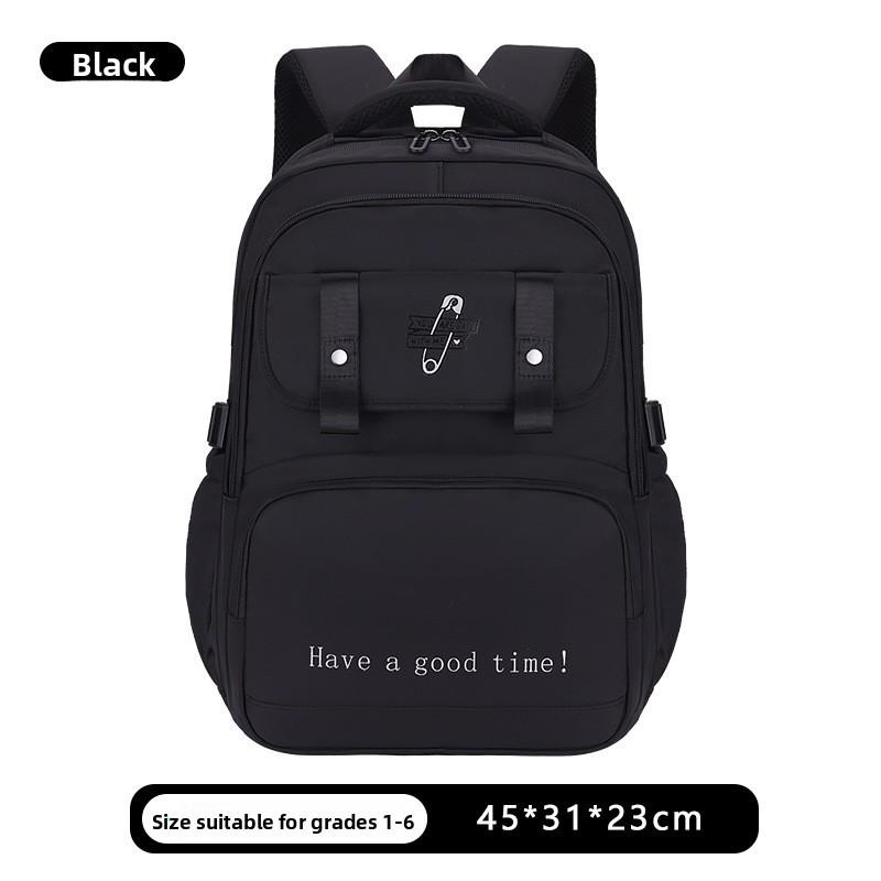 Backpack Letter Fashion With Waterproof Material For Middle School Campus And