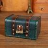 Decorative Treasure Box Vintage Wooden Large Desktop Storage Boxes for Jewelry