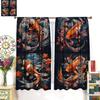 Japanese Carp Blackout Curtain   Bohemian Dream Art Curtain   Oriental Art Koi Fish Decorated Teen Blackout Curtain   Bedroom Livin