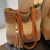 Personalized Trendy, Niche, High-end Style, Women's Single-shoulder Tote Bag with An Underarm Compartment