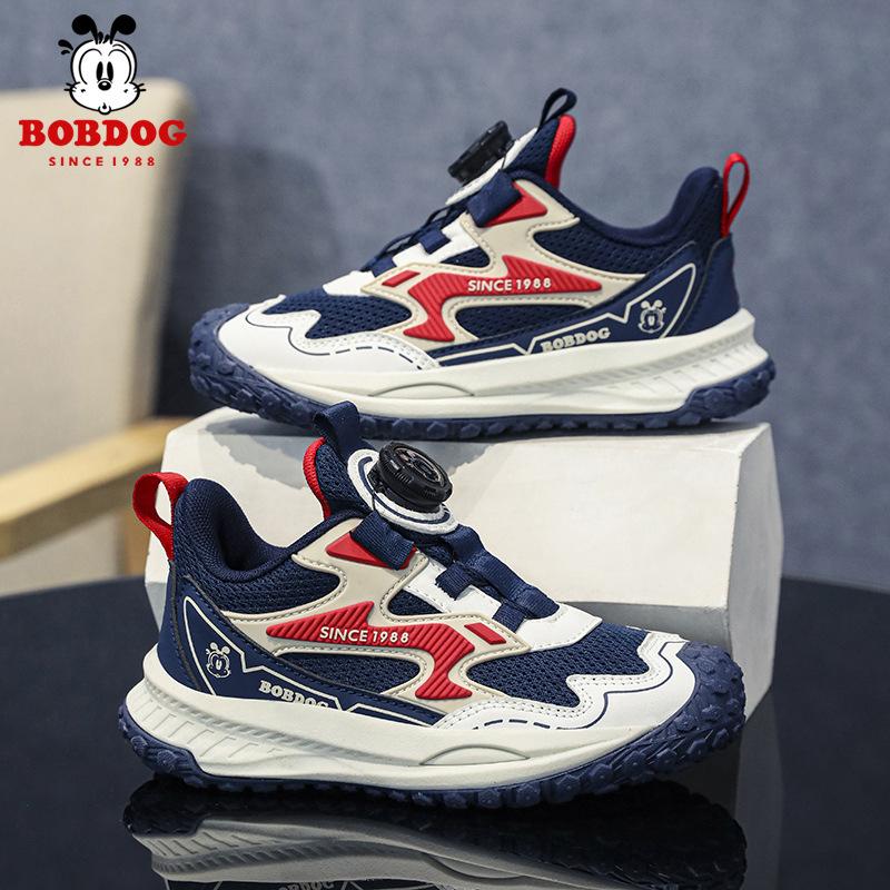 

Кроссовки для мальчиков Babu Bean Осень 2025 Новые Нескользящие Детские Ботинки для Мальчиков Среднего и Старшего Возраста Дышащие Кроссовки Папы 28