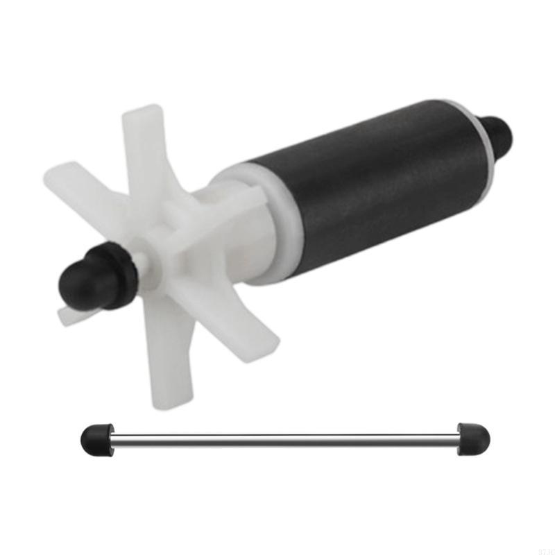 37JC Steel Shaft Rotor Replacement Part Low Noise Underwater Simple Installation for Underwater Water Pumps 6