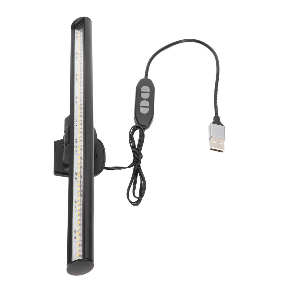 Laptop Monitor Light Bar 3 Levels Color Temperature 10 Level Brightness Adjustment USB Powered
