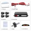 New LED Parking Sensor System Backlight Parktronic Monitor Display Kit Backup Detector Assistant 4 Probes