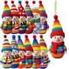 Colorful Christmas Snowman Decorations Acrylic Christmas Tree Pendant  Festive Season