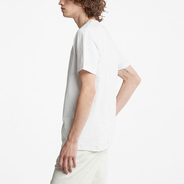 Timberland Pattern Printed Knit Casual Crew Neck Short Sleeve T-Shirt Men T-Shirts White A62JN-100