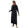 Women's Full-Coverage Long Sleeve Swimsuit Set with Padded Chest for Diving, Surfing, and Sun Protection