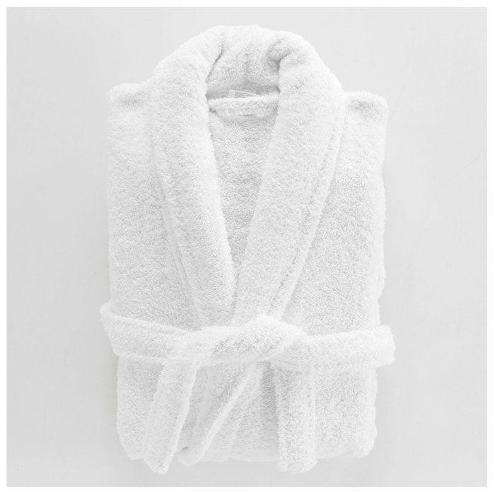 Peignoir Col Chale Tendresse blanc