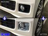 BRIGHTZ Chrome Fog Light Covers for Custom early JF Box Custom Box Custom Custom Custom 17167 N-BOX (JF1/JF2, model) [FOG-COV-021] F1/F2 1/2 N-BOX