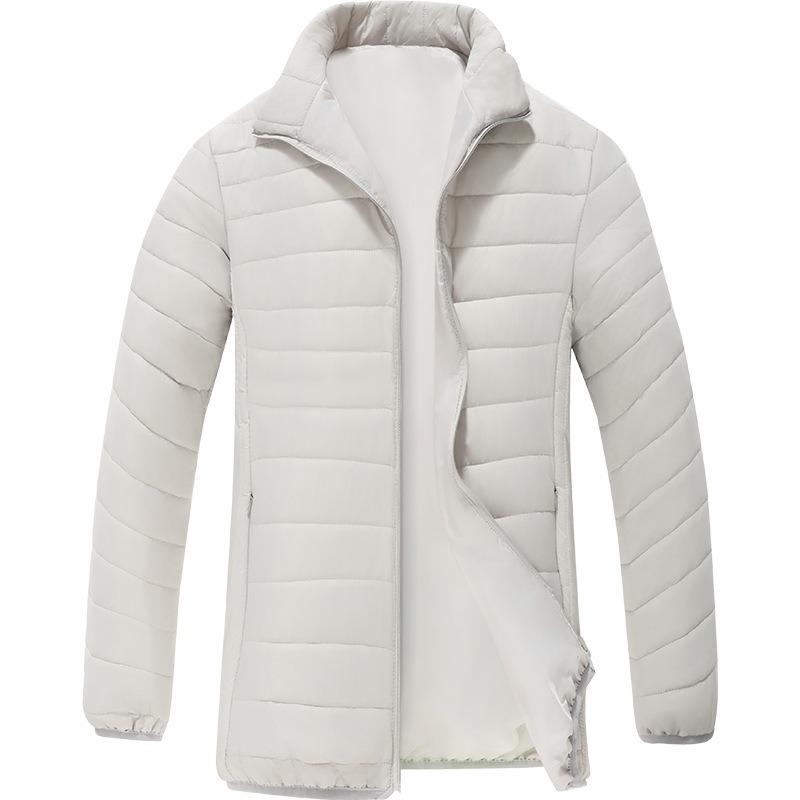 Winter new men's coat medium and old cotton-padded clothes fashionable warm casual stand-up collar warm cotton-padded clothes