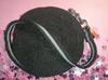 York cotton lunge line for horse 8.5 m BLACK-GRAY work with a horse lead rope