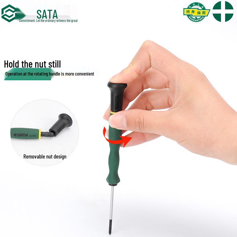 SATA Setar Micro Phillips Adjustable Screwdriver for Cameras, Glasses, and Watches (62903–62916)