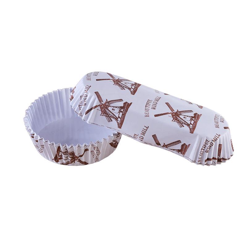 Heat-Resistant Laminated Baking Cups, Oil-Proof Cake & Bread Trays, Set of 200