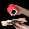 Ceramic Tea Jar Rose Tea Caddy Storage Tank Moisture-proof Sealed Tea Canister Simulation Flower Storage Jar and Lids Candy Pots