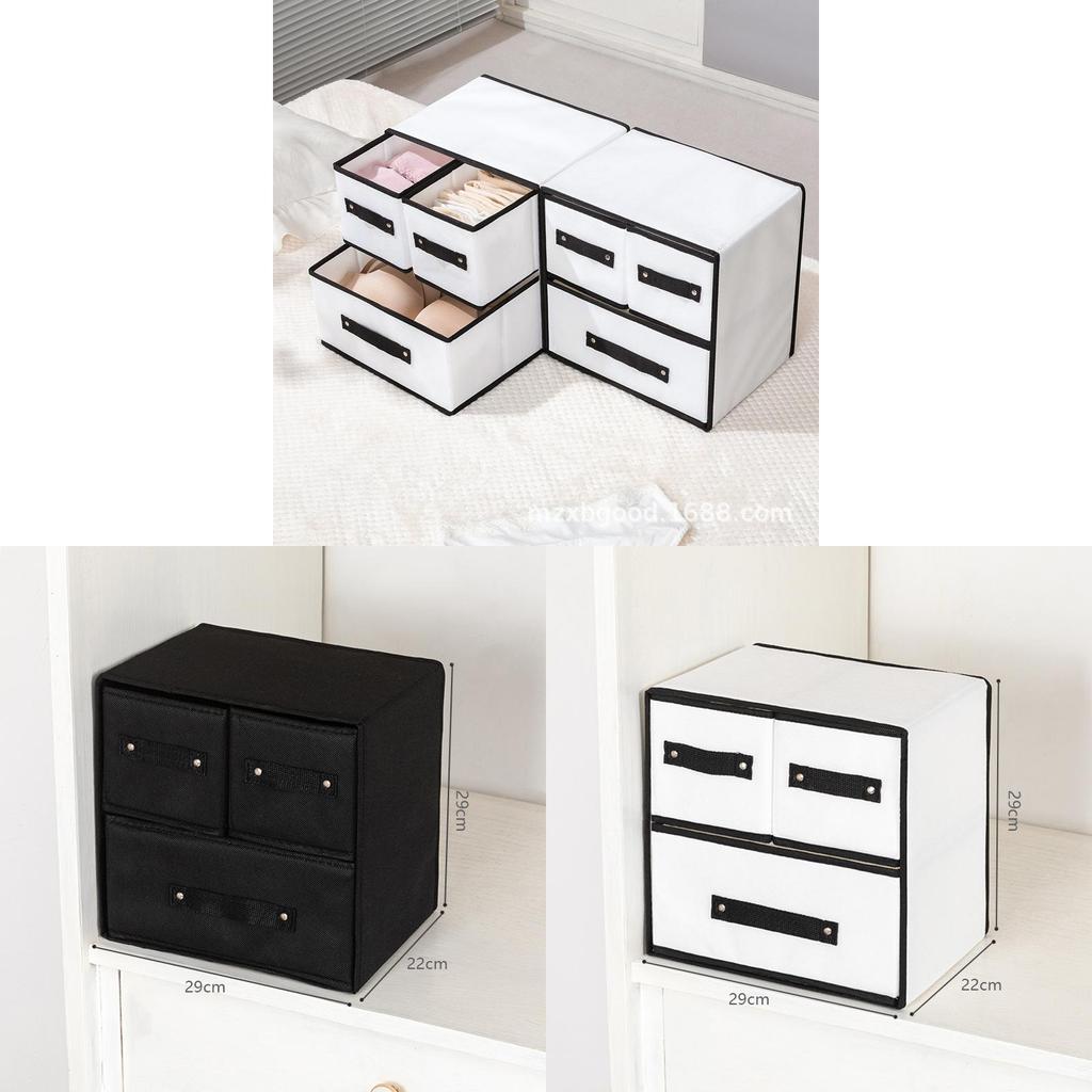 Underwear Drawer Organizer With Dividers For Closet Storage And Dust Prevention