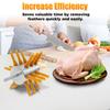 Stainless Steel Poultry Plucker Time Saving Solid Chicken Plucker Machine Versatile Poultry Depilation Machines Defeathering