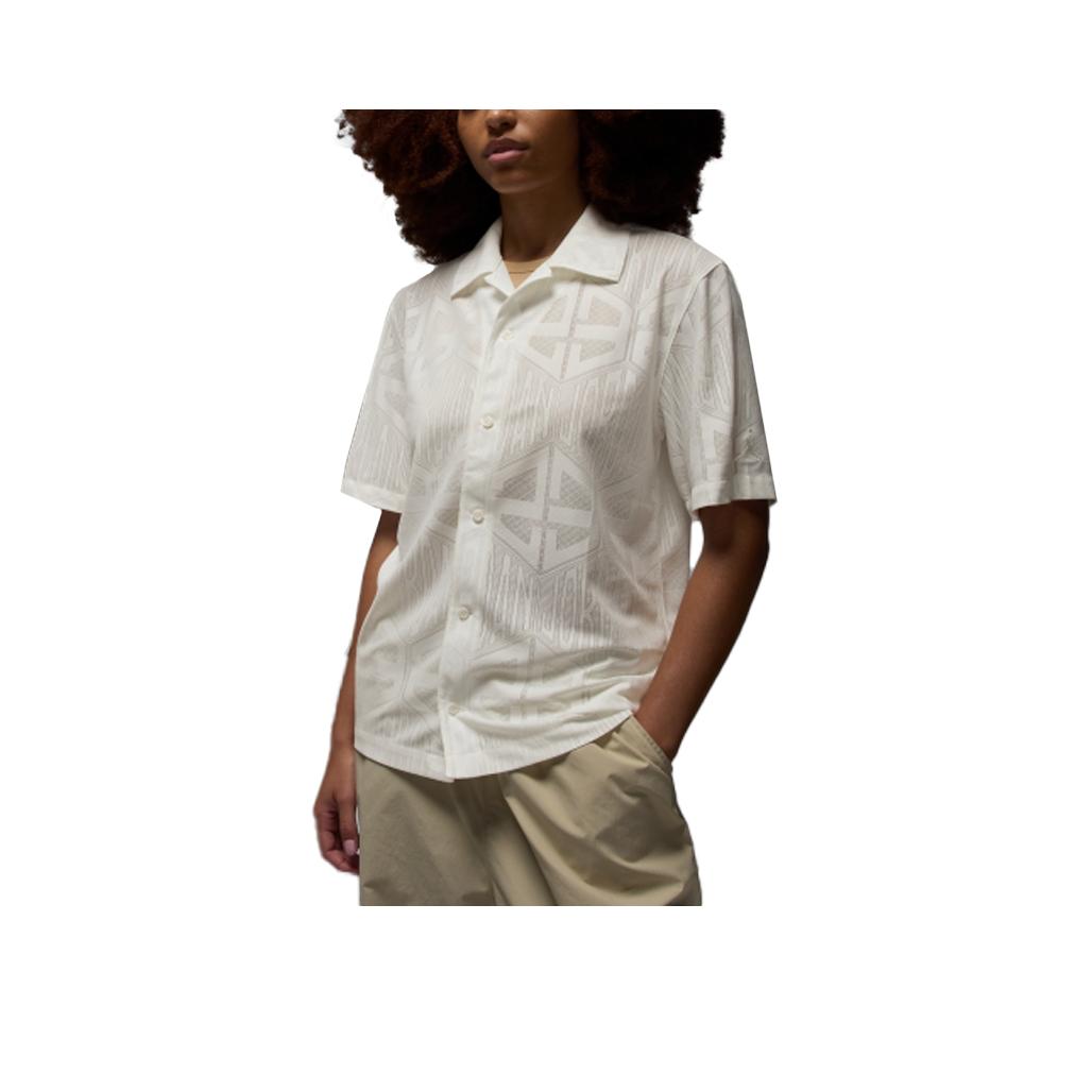 Jordan Flight SS25 Fashion Comfortable Soft Skin-Friendly Short Sleeve Shirt Men shirts Sail HF9364-133 XL